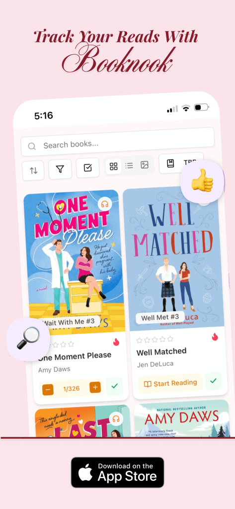 Track your reads with the Booknook app on Apple App Store
